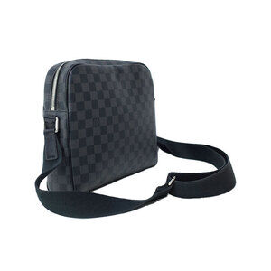 Louis Vuitton Shoulder Black Graphite Damier Dayton Bag